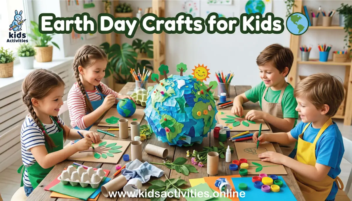 Earth Day Crafts for Kids: Fun, Eco-Friendly Activities ⋆ Kids Activities